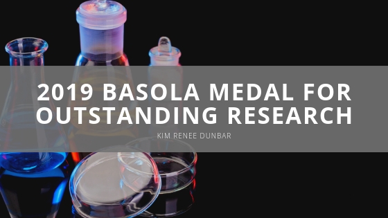 Kim Renee Dunbar - 2019 Basola Medal for Outstanding Research